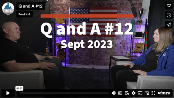 Q&A #12 (September 2023)
