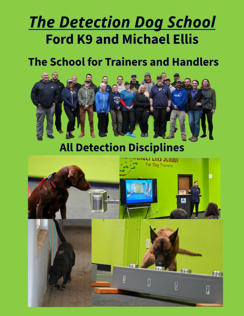 Detection Dog Trainer Course Ford K9