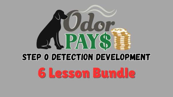 Ford K9 Odor Pays Step 0 Detection Dog Preparation and Skill Development