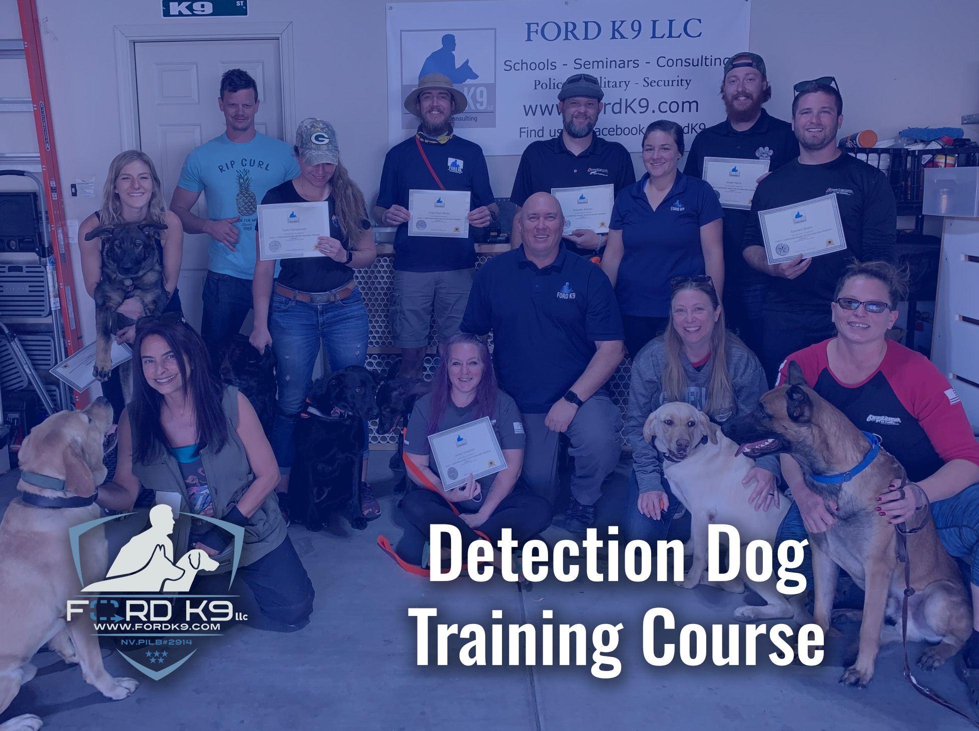 Detection Dog Training Course Detection Dog Training Course
